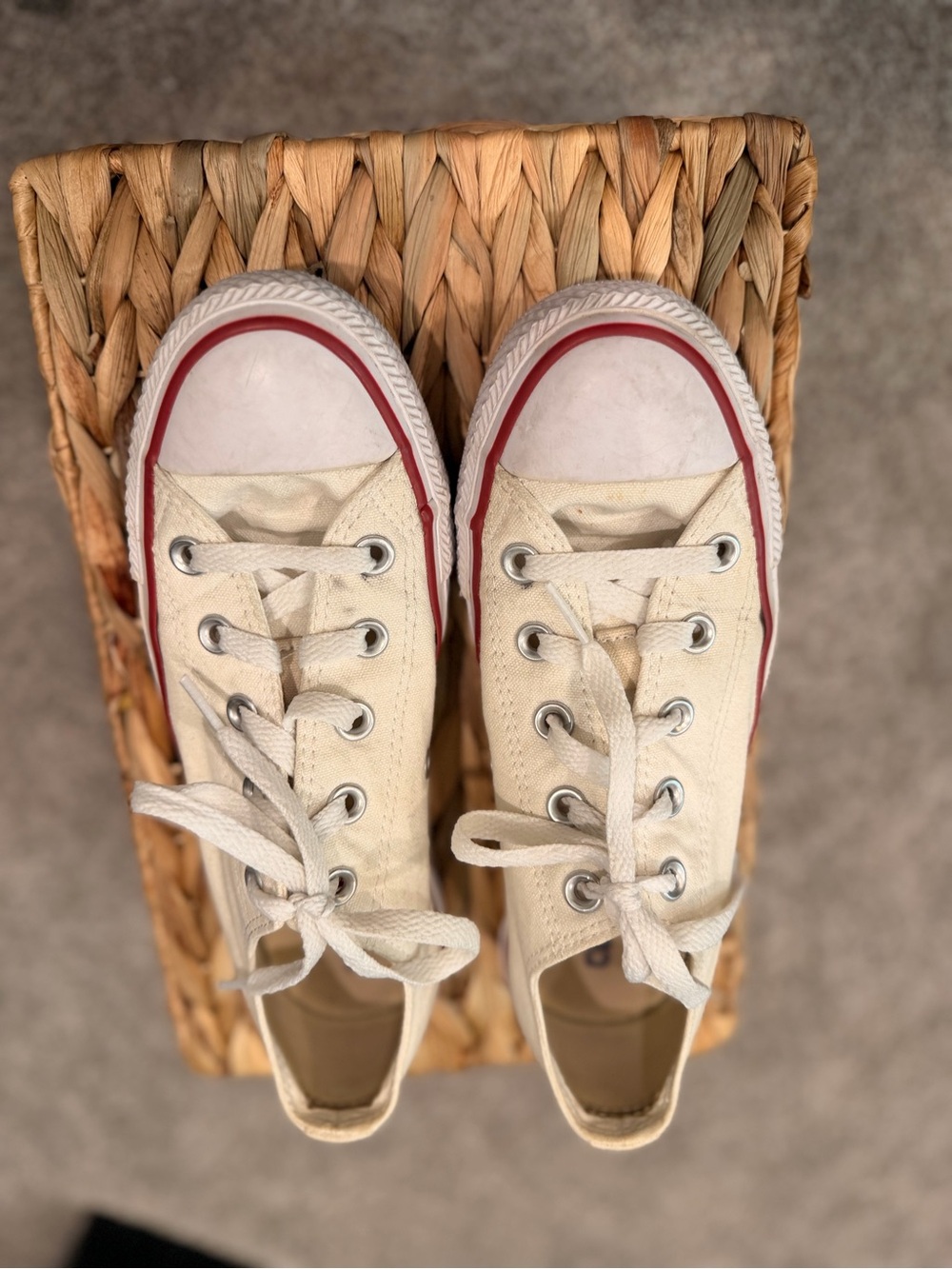 Converse Chuck Taylor All Star Low Top Optical White Sneakers Women’s 6 - Picture 3 of 9